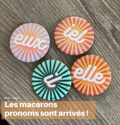 Macarons de pronoms